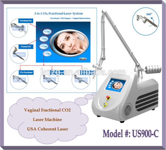 Máquina del tratamiento del acné del laser del CO2 del CE del profesional de Globalipl 2018/laser fraccionarios aprobados del acné